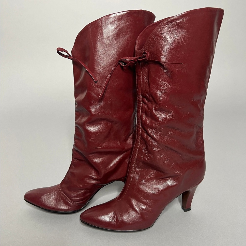 Gorgeous Oxblood Vintage 70’s Mid-Calf Boots